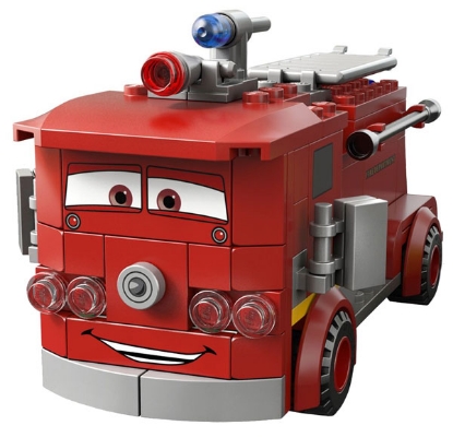 LEGO Red with Stickers minifigure