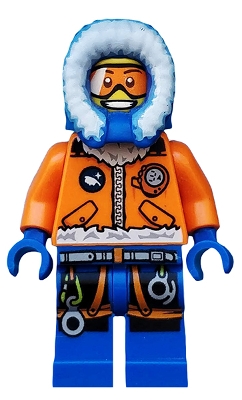LEGO Arctic Explorer, Male with Orange Goggles minifigure