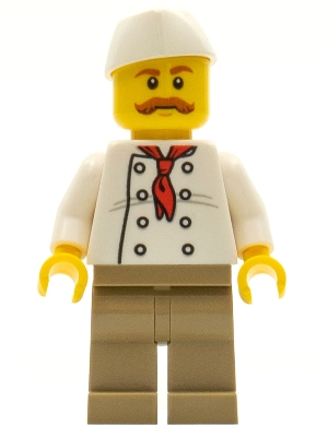 LEGO Hot Dog Vendor minifigure