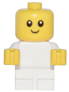 LEGO Baby - White Body with Yellow Hands minifigure