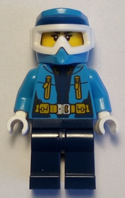 LEGO Arctic Explorer Female - Dirt Bike Helmet, Goggles minifigure
