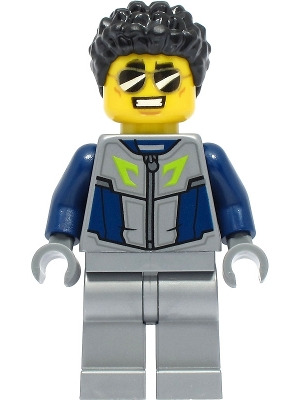 LEGO Duke DeTain - Flat Silver Race Suit minifigure