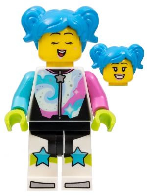 LEGO Poppy Starr - Stuntz Driver minifigure