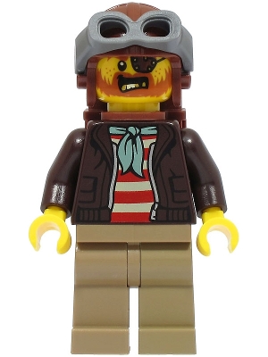 LEGO Chuck D. Goldberg - Stuntz Driver minifigure