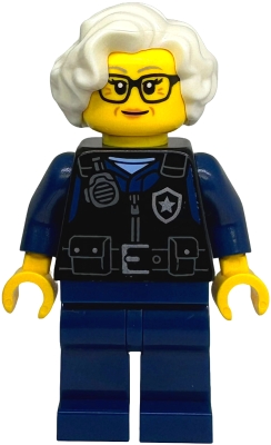 LEGO Police - Officer Lina Brickle (Grandma Lina) minifigure