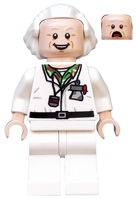 LEGO Doc Brown - Long Hair minifigure