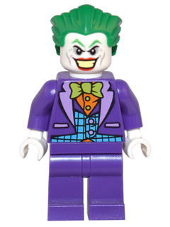 LEGO The Joker - Blue Vest, Single Sided Head minifigure