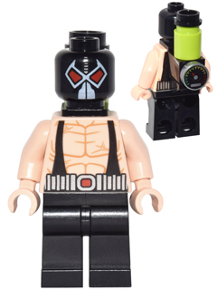 LEGO Bane - Light Nougat Hands, Backpack Assembly minifigure