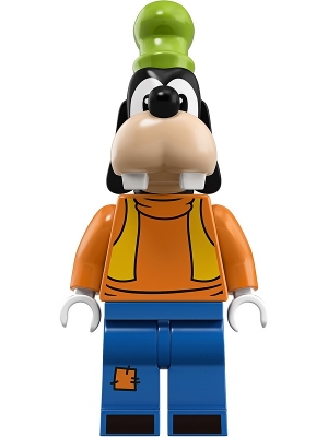 LEGO Goofy - Turtleneck Top and Bright Light Orange Vest minifigure
