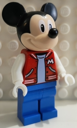 LEGO Mickey Mouse - Red Jacket with White Letter M minifigure