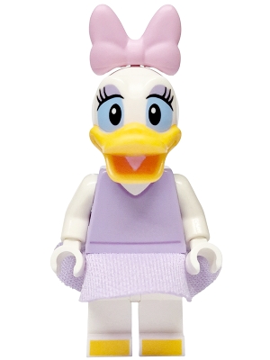 LEGO Daisy Duck - Lavender Top and Skirt, Bright Pink Bow minifigure