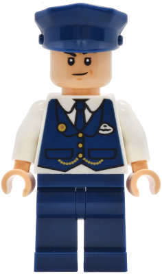 LEGO Main Street, U.S.A. Fire Department Chief minifigure dis196