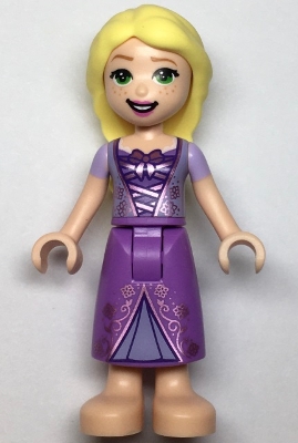 LEGO Rapunzel - Metallic Pink Laced Dress minifigure