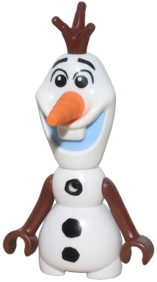 LEGO Olaf - Mini Doll Body, Bright Light Blue Mouth minifigure