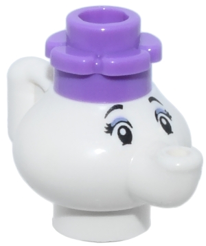 LEGO Mrs. Potts - Medium Lavender Flower minifigure