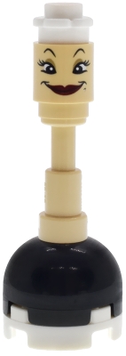 LEGO Fifi (Babette) - White Flower Top, Dark Red Lips minifigure