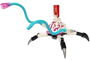 LEGO Cyber Brain Spider - Medium Azure Appendages with Cone  minifigure