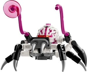 LEGO Cyber Brain Spider - 6 Legs, Magenta Appendages minifigure