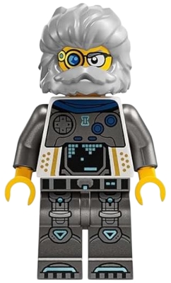 LEGO Mr. Oz - White and Pearl Dark Gray Suit minifigure