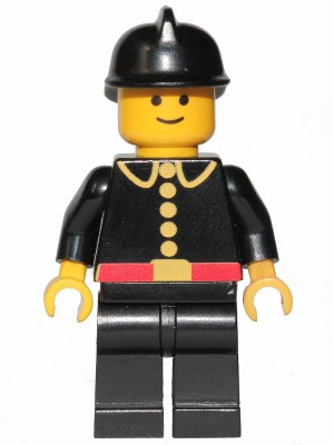 LEGO Fire - Classic, Black Fire Helmet minifigure