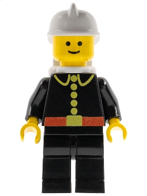 LEGO Fire - Classic, White Fire Helmet, White Air Tanks minifigure