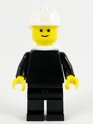 LEGO Fire - White Fire Helmet, White Air Tanks minifigure