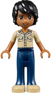 LEGO Friends Matthew, Dark Blue Trousers, Khaki Shirt minifigure