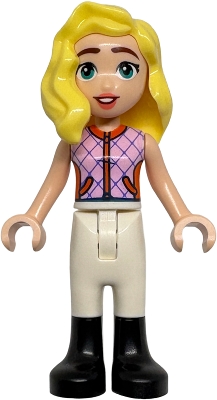 LEGO Friends Matilde - Bright Pink Sleeveless Jacket, White Trousers, Black Boots minifigure frnd0890