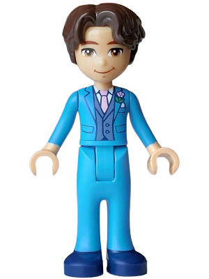 LEGO Friends Petch - Dark Azure Wedding Suit minifigure frnd0913