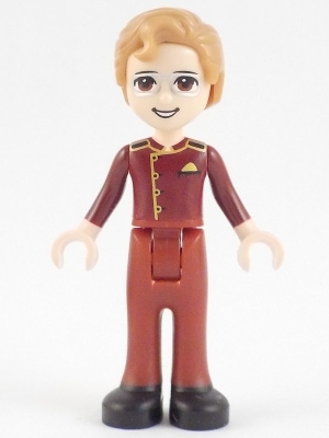 LEGO Friends Julian, Dark Red Usher Uniform minifigure