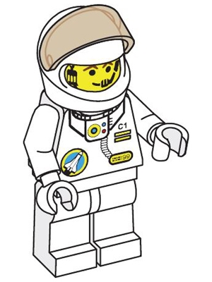 LEGO FIRST LEGO League (FLL) Mission Mars Male Astronaut minifigure