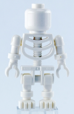 LEGO Skeleton with Blank Face minifigure