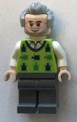 LEGO Seymour Papert minifigure