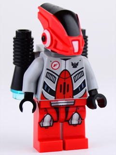 LEGO Red Robot Sidekick with Jet Pack minifigure