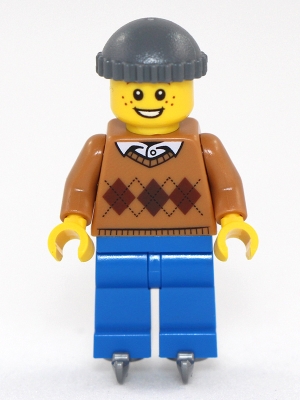 LEGO Boy on Ice Skates minifigure