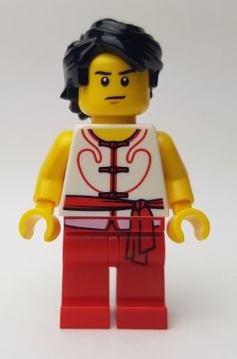 LEGO Dragon Boat Race Team Red/White Member 4 minifigure