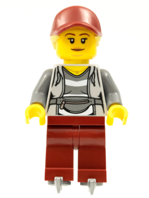 LEGO Police - Crook Big Betty, Ice Skates minifigure