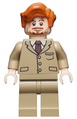 LEGO Professor Remus Lupin - Dark Tan Suit minifigure