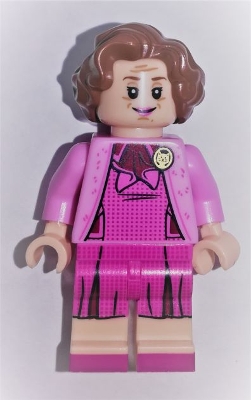 LEGO Professor Dolores Umbridge, Dark Pink Dress minifigure