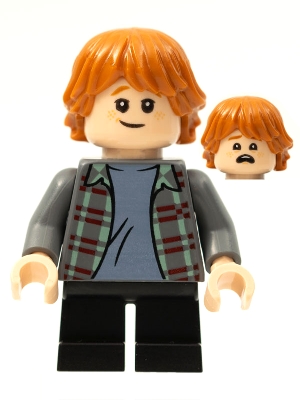 LEGO Ron Weasley, Plaid Shirt minifigure
