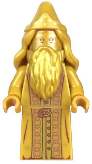 LEGO Albus Dumbledore, 20th Anniversary Pearl Gold minifigure
