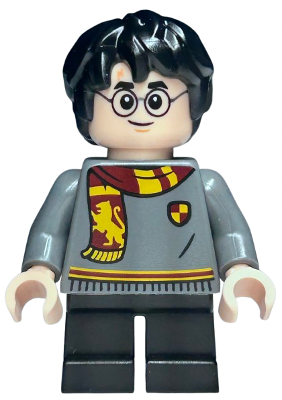 LEGO Harry Potter - Gryffindor Sweater and Scarf, Black Short Legs minifigure hp519