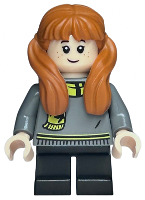 LEGO Susan Bones - Hufflepuff Sweater and Scarf, Black Short Legs minifigure hp521