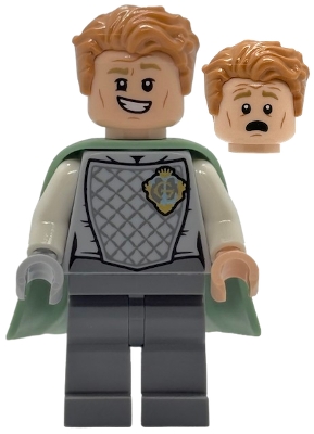 LEGO Gilderoy Lockhart - Sand Green Flexible Rubber Cape minifigure