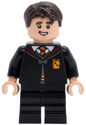 LEGO Neville Longbottom - Gryffindor Robe Clasped, Black Medium Legs minifigure