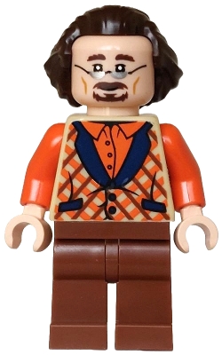 LEGO Florean Fortescue - Reddish Brown Legs, Silver Glasses minifigure