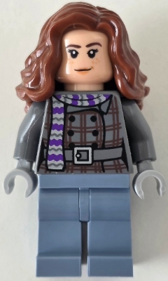 LEGO Hermione Granger - Dark Bluish Gray Jacket with Scarf minifigure