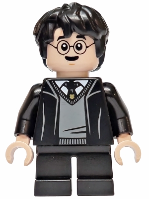 LEGO Harry Potter - Hogwarts Robe, Black Tie, Surprised minifigure