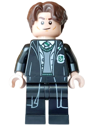 LEGO Tom Riddle - Slytherin Robe Open, Light Bluish Gray Vest, Dark Bluish Gray Sweater minifigure hp620