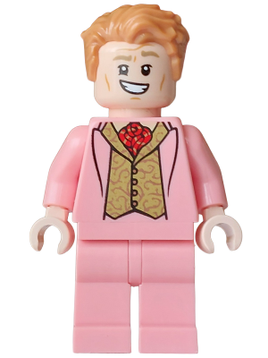 LEGO Gilderoy Lockhart - Warm Pink Suit, Gold Vest minifigure hp625